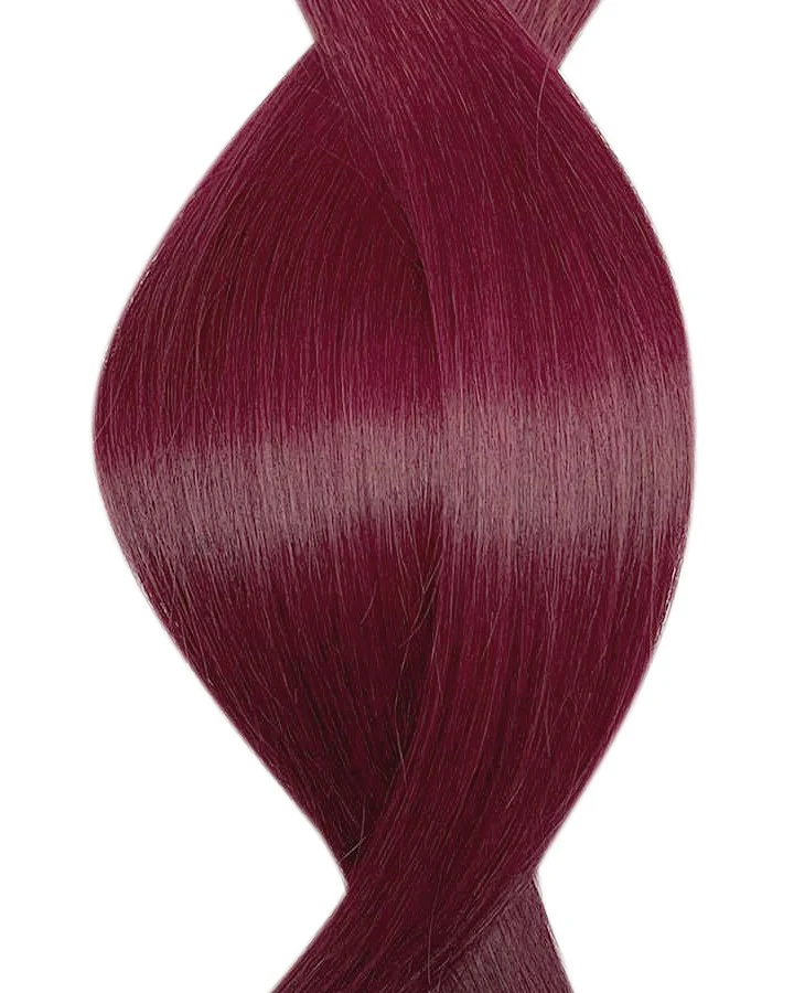 #37 Royal Berry Pre-bonded Hair Extensions