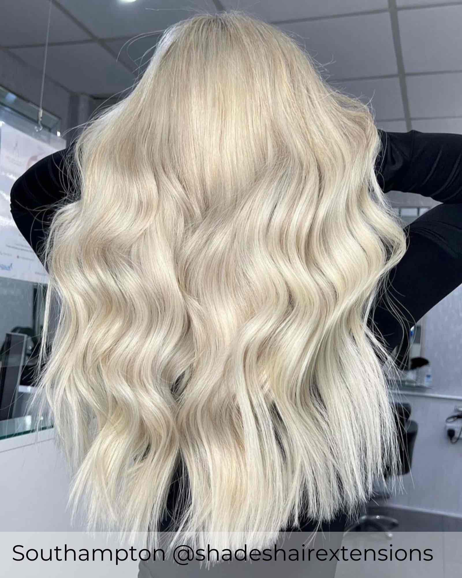 #60A Angel Blonde Nano Ring Hair Extensions - Image 2