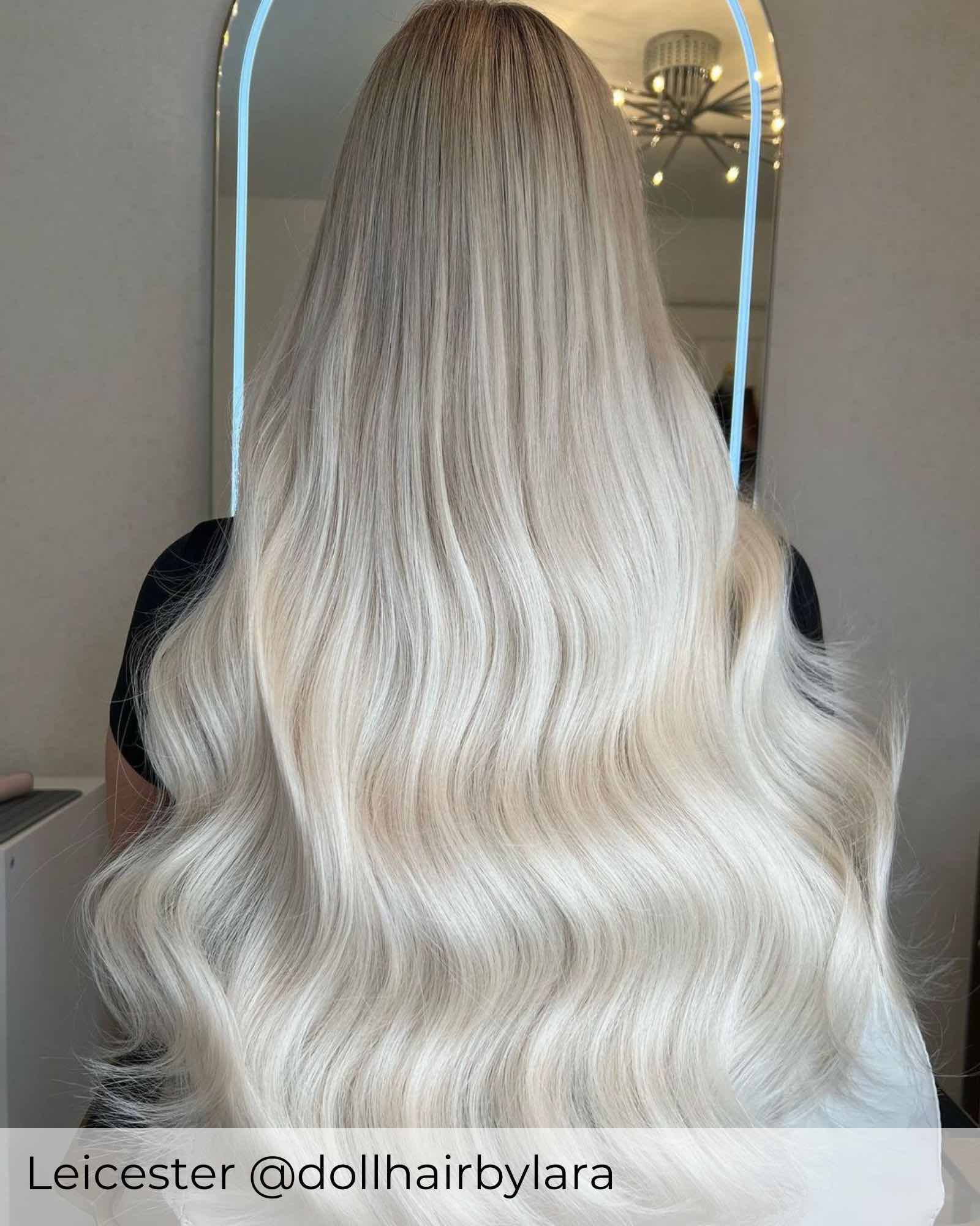 #60A Angel Blonde Tape In Hair Extensions - Image 2