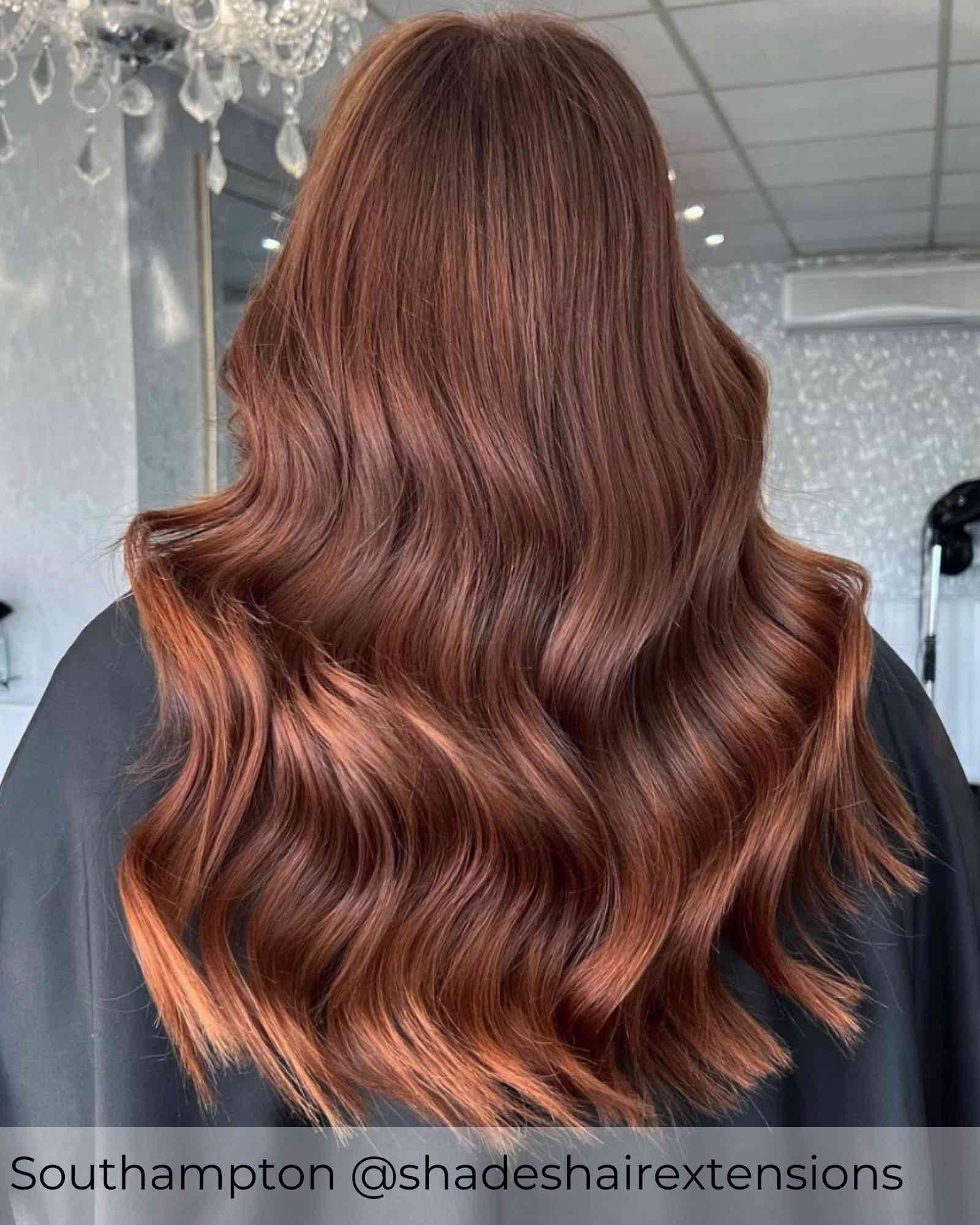 #33 Raspberry Bellini Nano Ring Hair Extensions - Image 2