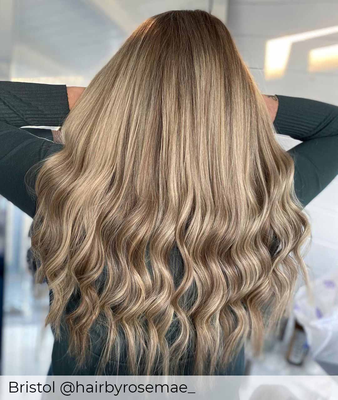 #T7P7/16 Espresso Frappe Tape Weft Hair Extensions - Image 2