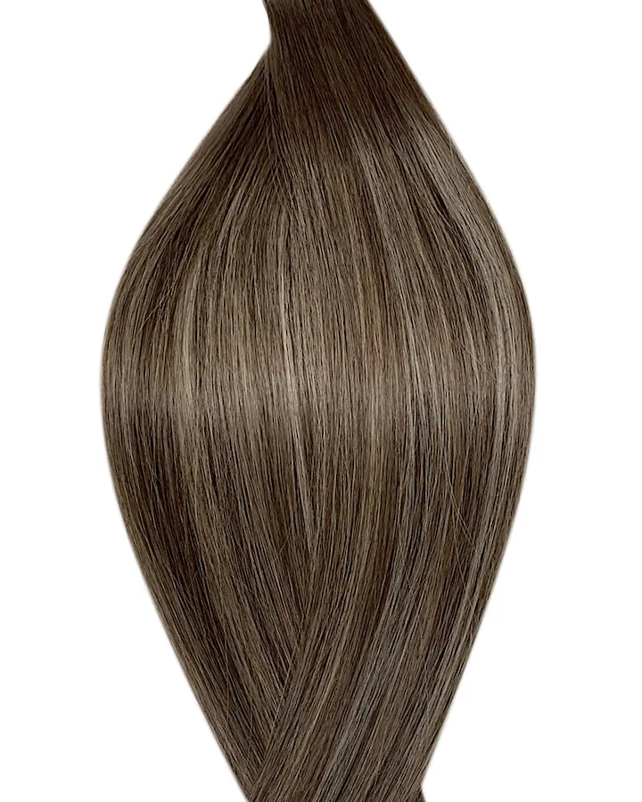#T7P7/16 Espresso Frappe Pre-bonded Hair Extensions
