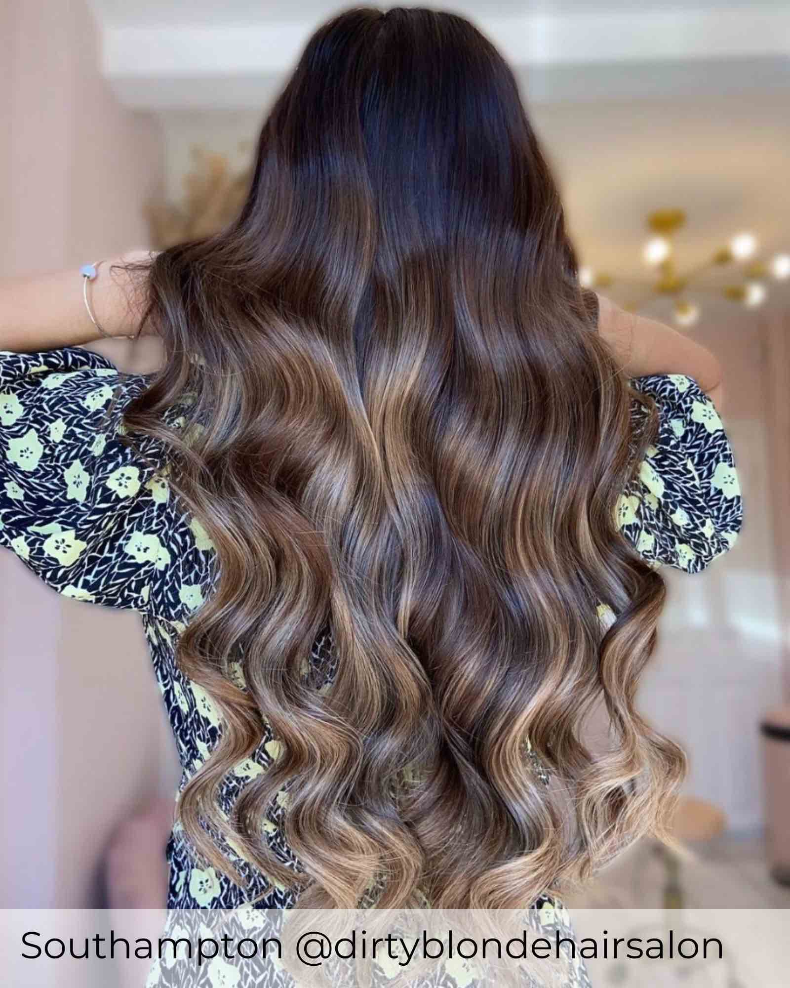 #T2P2/14 Hazelnut Latte Tape In Hair Extensions - Image 2