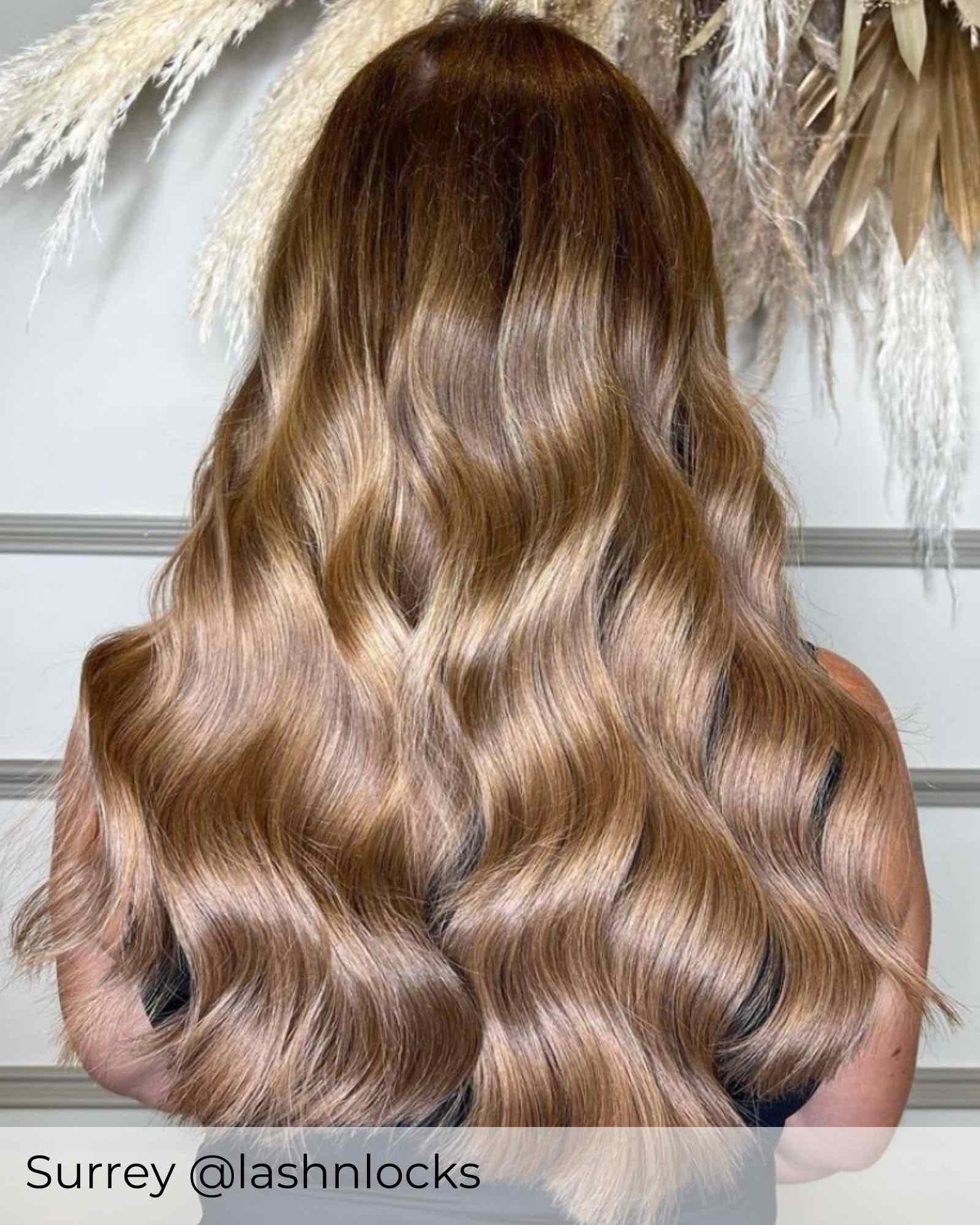 #T4P4/22 Morning Coffee Tape In Hair Extensions - Image 2