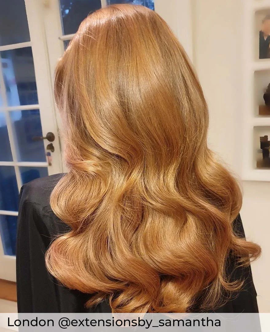 #29 Amber Blonde Tape In Hair Extensions - Image 2