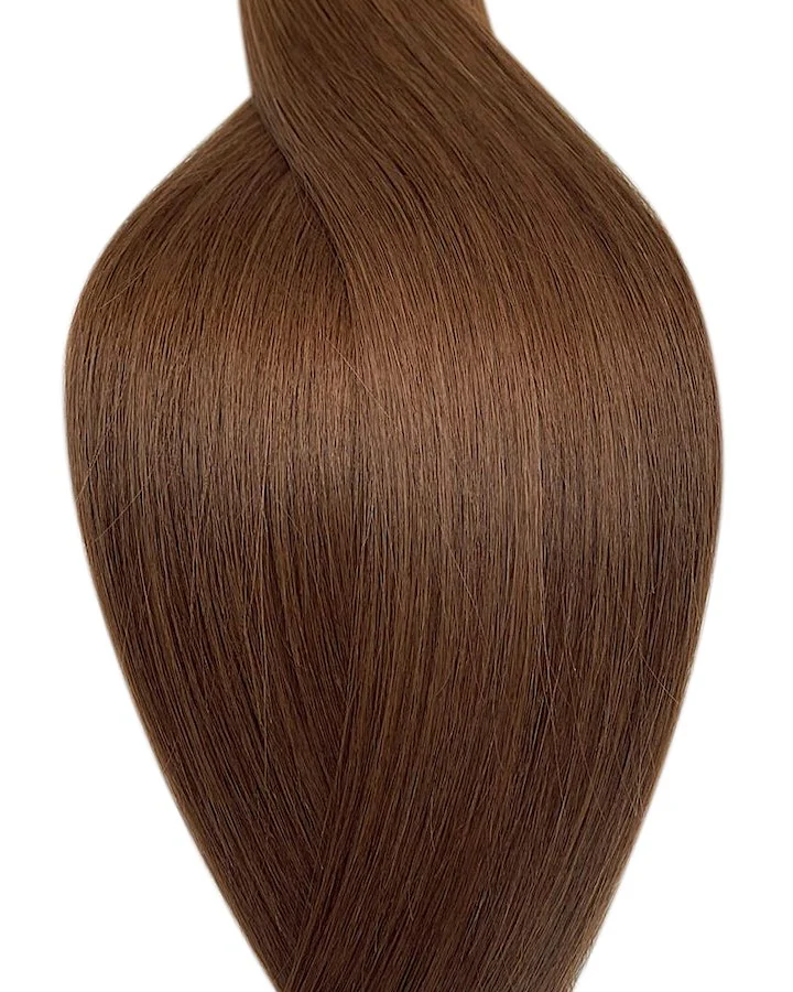 #5 Malt Chocolate Nano Ring Hair Extensions