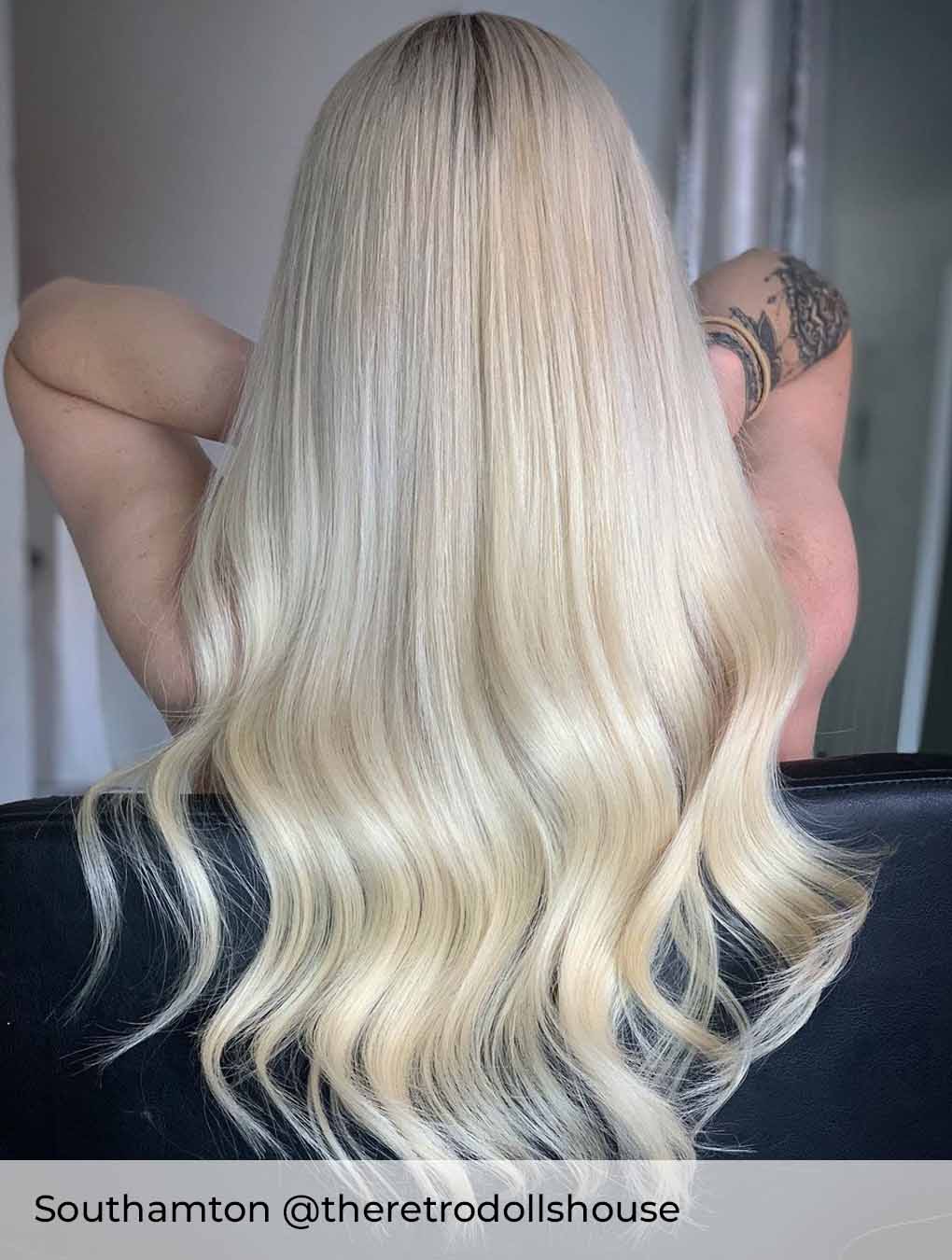 #60B Pearl Glow Micro Ring Hair Extensions - Image 2