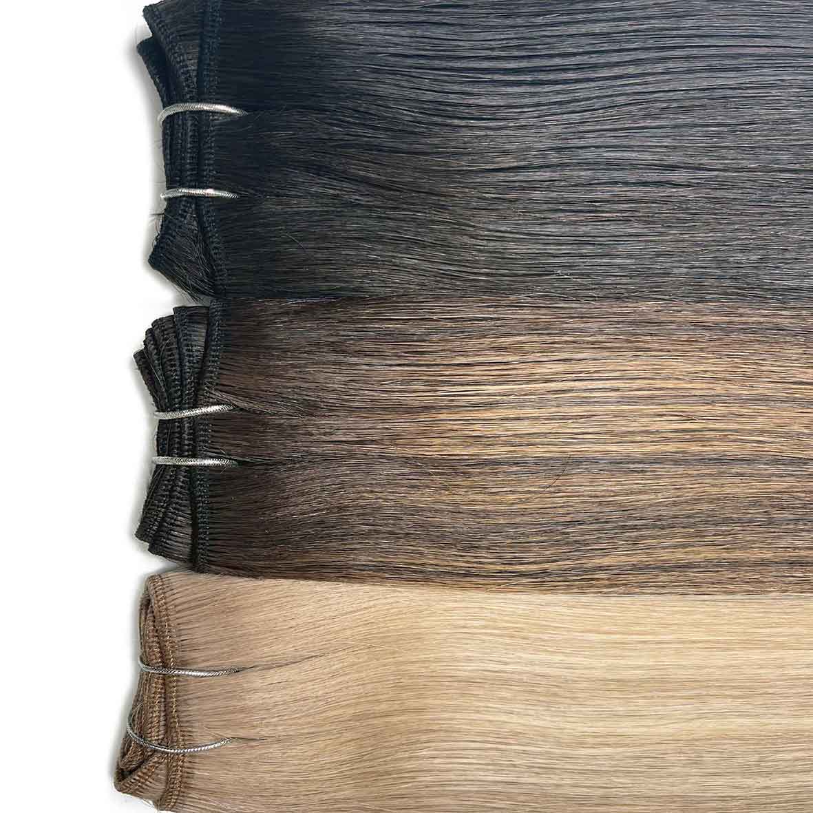 #60 Platinum Blonde Weave Hair Extensions - Image 3