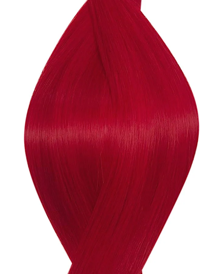 #Red Salsa Nano Ring Hair Extensions