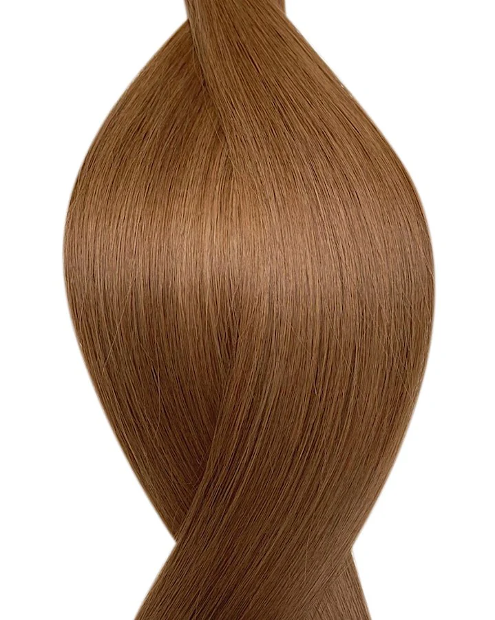 #6 Rich Praline Nano Ring Hair Extensions