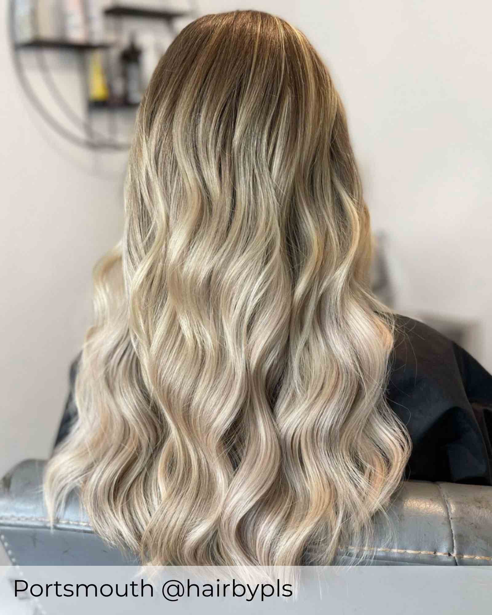 #T7P18/22 Vanilla Latte Secret Tape In Hair Extensions - Image 2