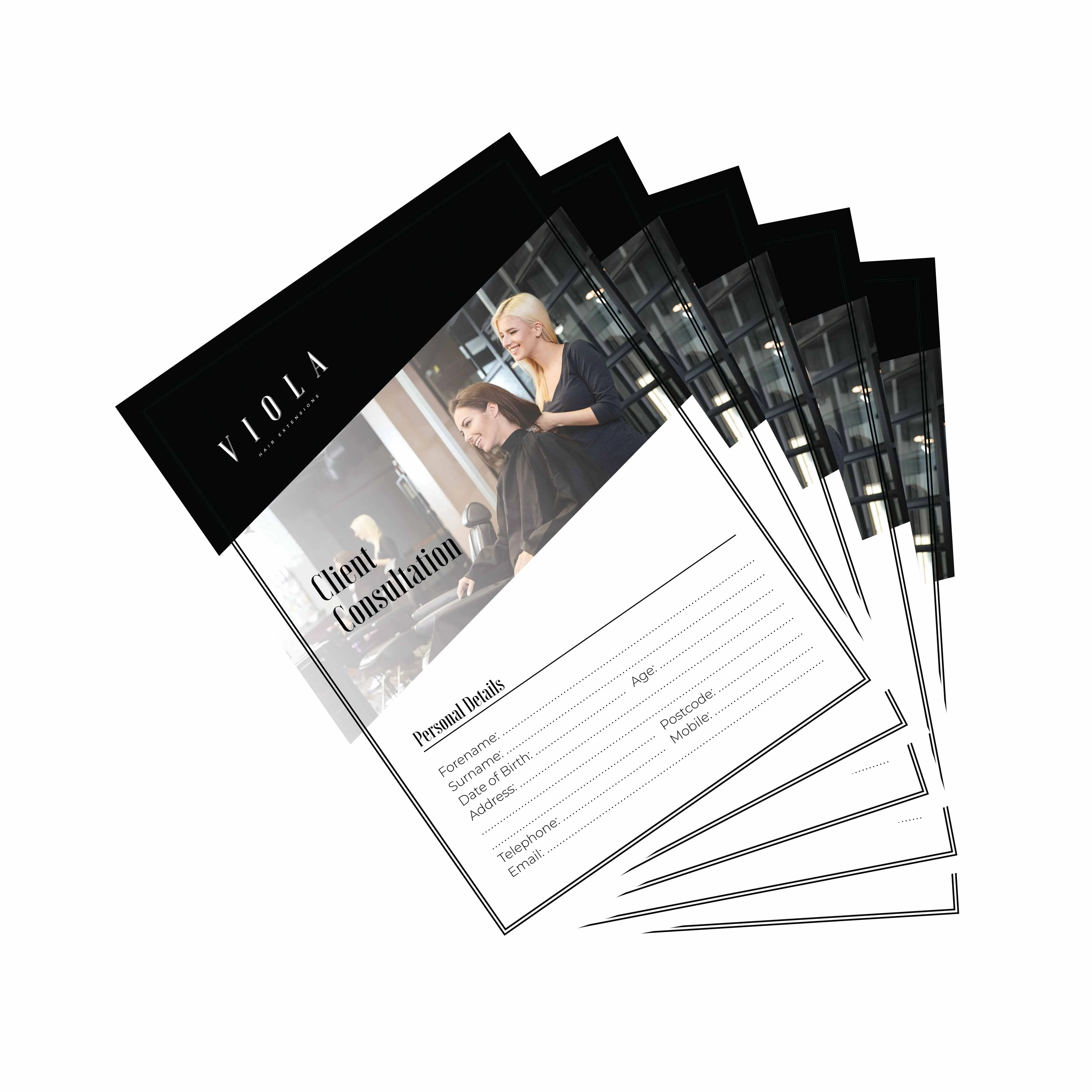 Client Consultation forms x5